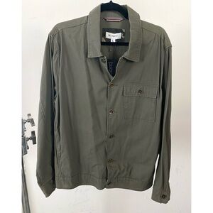 Blank NYC new with tags army olive green button up coat men's size large